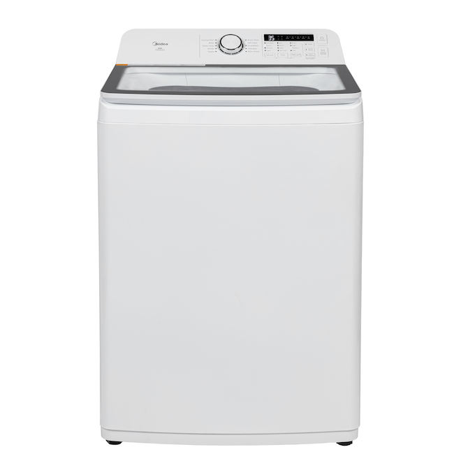 Midea 4.7ft³ Stainless Steel White Top Load Washer MLV47R5BWW RONA