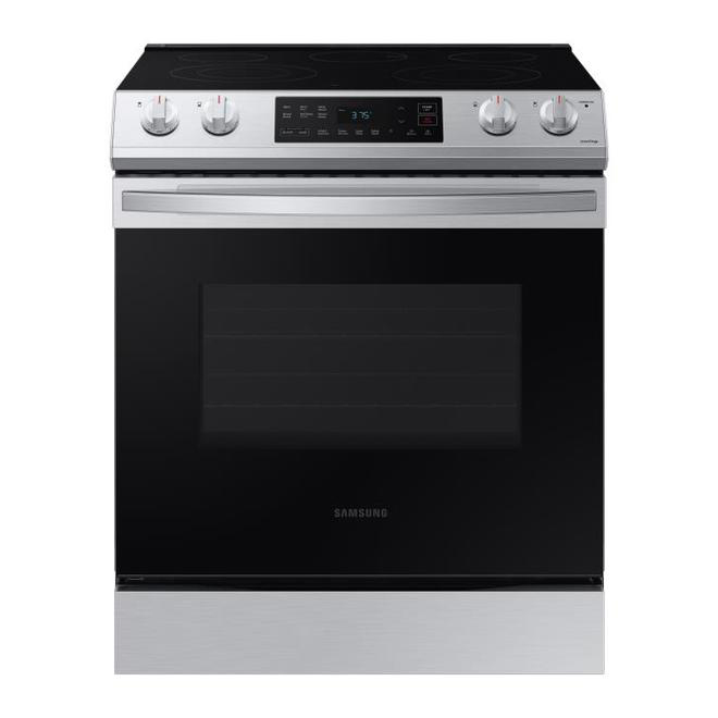 Samsung Electric Range Slidein 30" 5.9 cu. ft. Stainless Steel