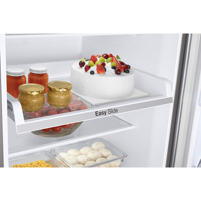 Samsung 11.3cu ft 24in Stainless Steel BottomFreezer Refrigerator