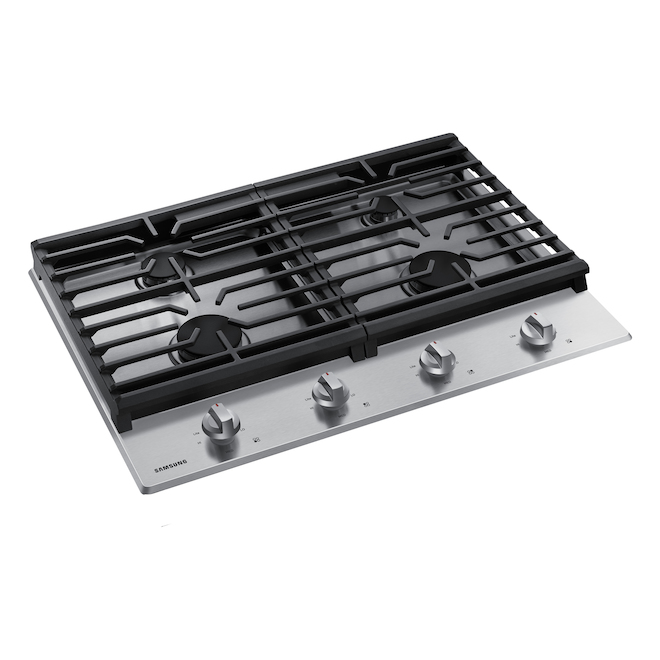 Samsung Gas Cooktop with 4 Burners 45,000 BTU 30in Stainless