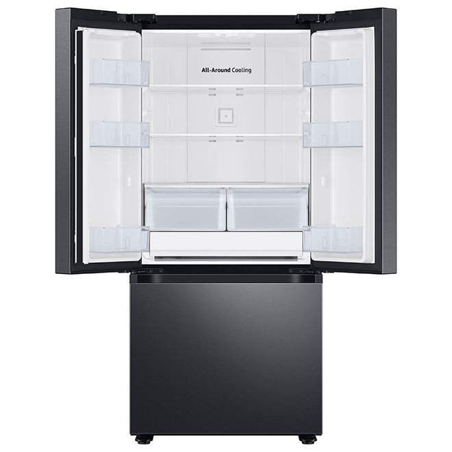 Samsung 30in 22cu. ft. Black Stainless Steel FrenchDoor Refrigerator