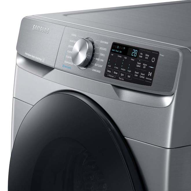 Samsung Front Load Washer with Steam Wash and Superspeed 5.2cu. ft