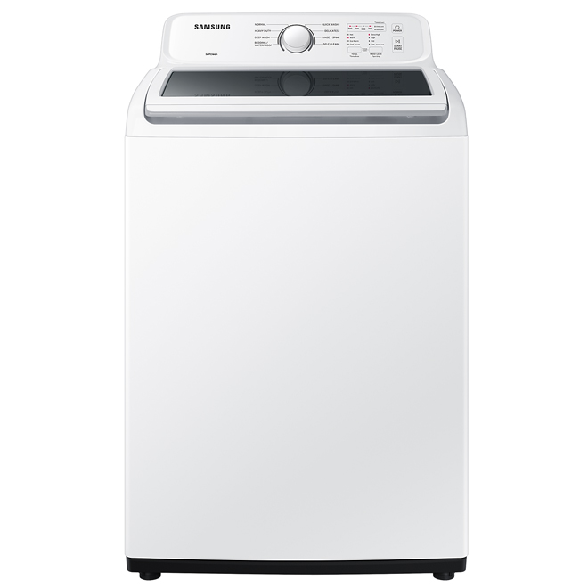 Samsung Top Load Washer 4.6cu.ft. with Agitator White WA40B3005AW/AC
