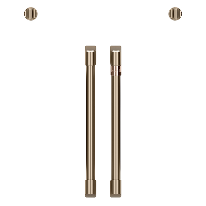 CAFE GE Café® Electric Range Handle and Knobs Set Bronze CXWSFHKPMBZ