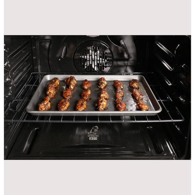 GE Profile 30in 5Burner 5.6ft³ Self/Steam Clean Convection Oven Gas