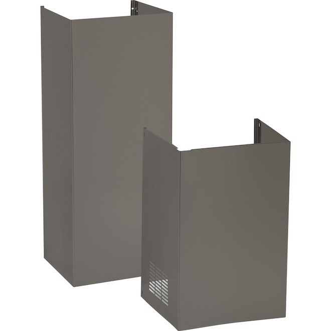 GE Steel Duct Cover Kit for Range Hood WallMounted 9ft Slate