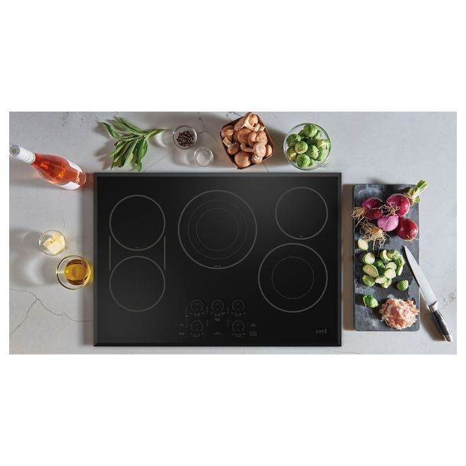 CAFE GE Café 30in Smart Electric Builtin Black Cooktop with Touch