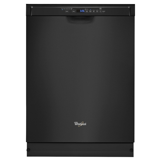 Whirlpool Builtin Steel Tub Dishwasher Black 24in WDF560SAFB RONA