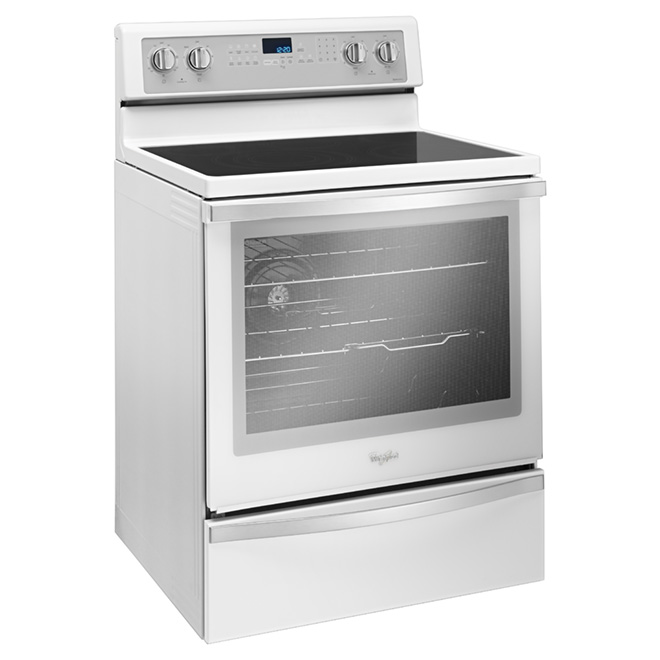 Whirlpool Freestanding Electric Range 6.4cu ft White True