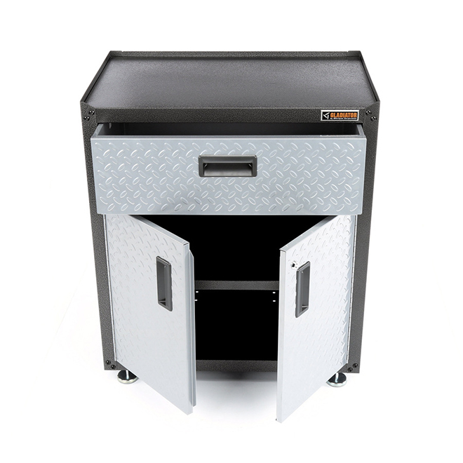 GLADIATOR Armoire de garage, 28'' x 31'' x 18'', tôle larmée GAGB28KDYG