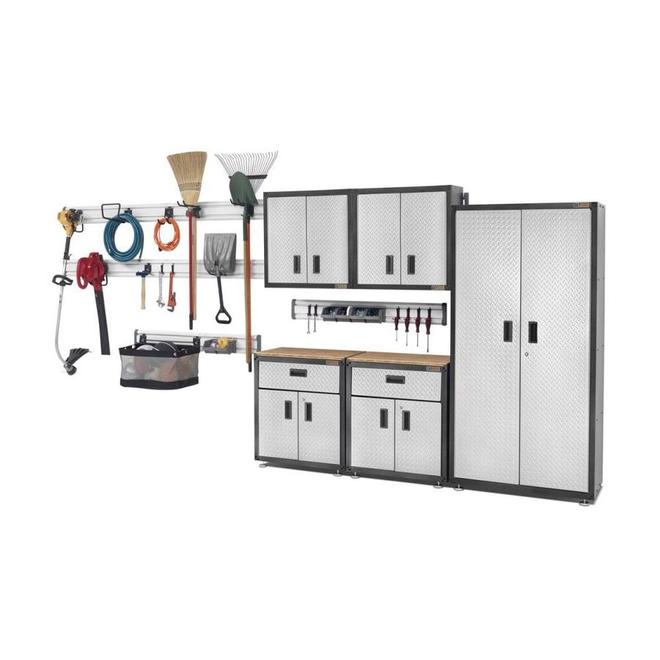 Armoire de garage autoportante Gladiator 36 x 72 x 18 po en tôle d'acier larmée GALG36KDYG RONA