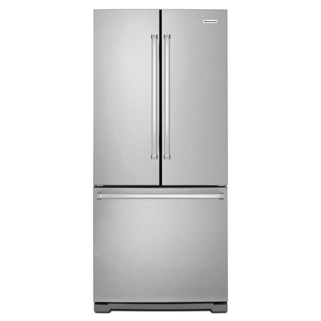 22 33Inch Width Standard Depth French Door Refrigerator With Interior