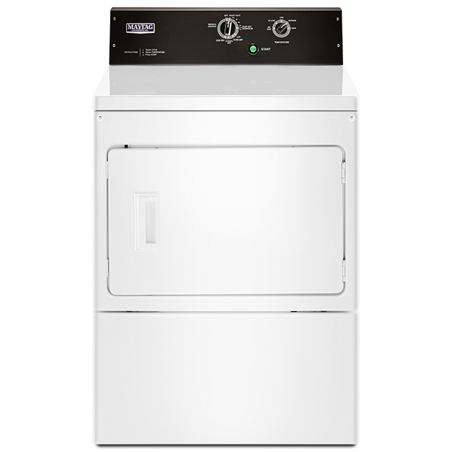 Maytag(R) CommercialGrade Gas Dryer 7.4 cu. ft. White MGDP575GW RONA