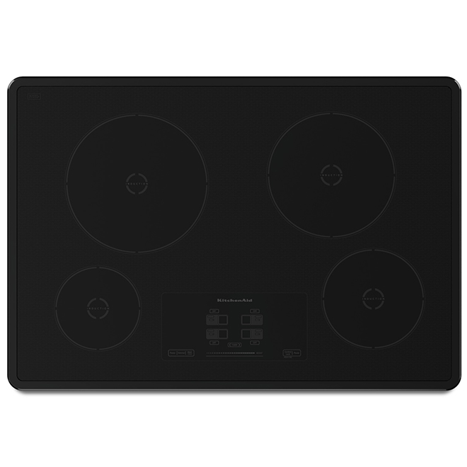 KitchenAid Induction Cooktop 4 Elements Black 30in KICU500XBL RONA