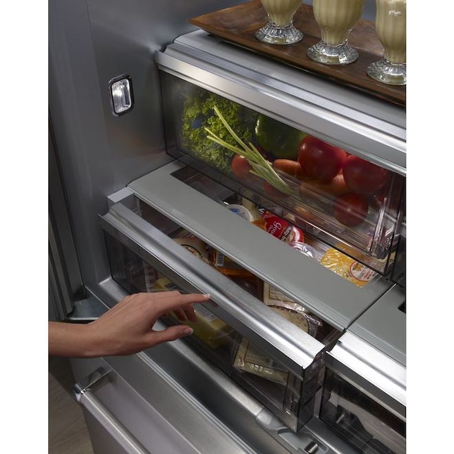 KitchenAid French Door Refrigerator PanelReady 42in 24.2cu ft