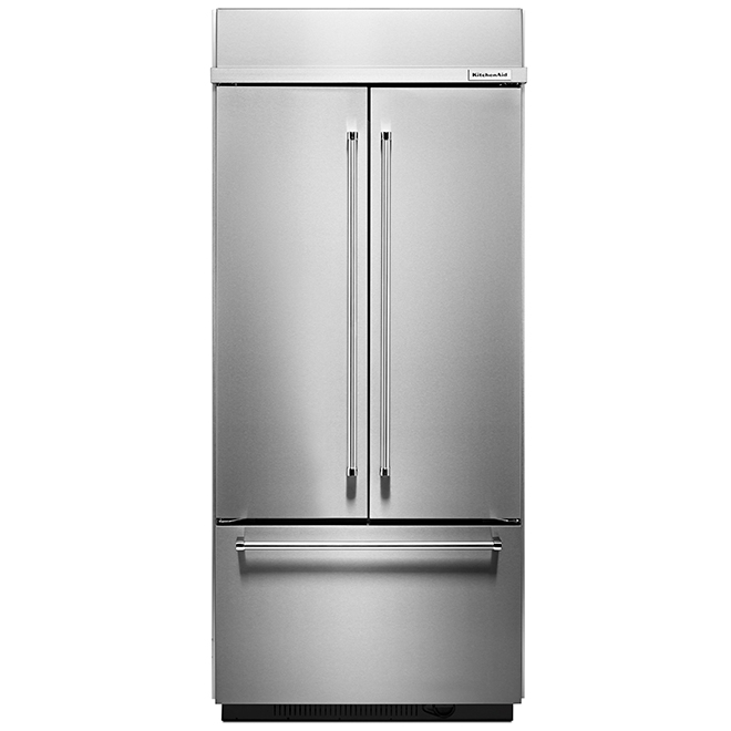KitchenAid French Door Refrigerator 36in 20.8cu ft Stainless Steel KBFN506ESS RONA