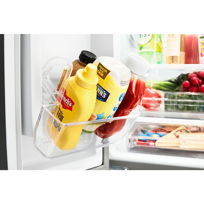 WHIRLPOOL SmudgeProof FrenchDoor Refrigerator 30" Black Stainless