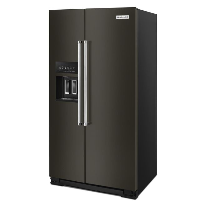 KitchenAid SidebySide Refrigerator 19.8 cu. ft. Black SS