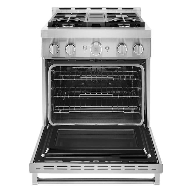 KitchenAid Gas Range Dual Flame 4Burner Voice Controlled