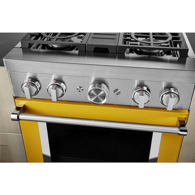 KitchenAid Gas Range 4Burner Single Oven VoiceControlled
