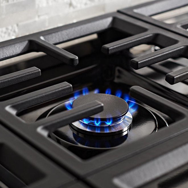 KitchenAid Gas Range 6Burner Dual Fuel Voice Controlled