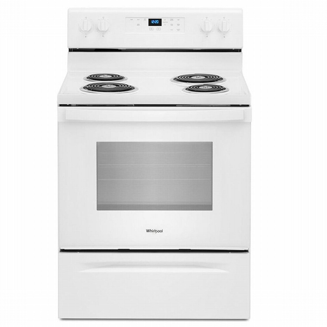 Whirlpool Freestanding Single Oven Electric Range Selfcleaning