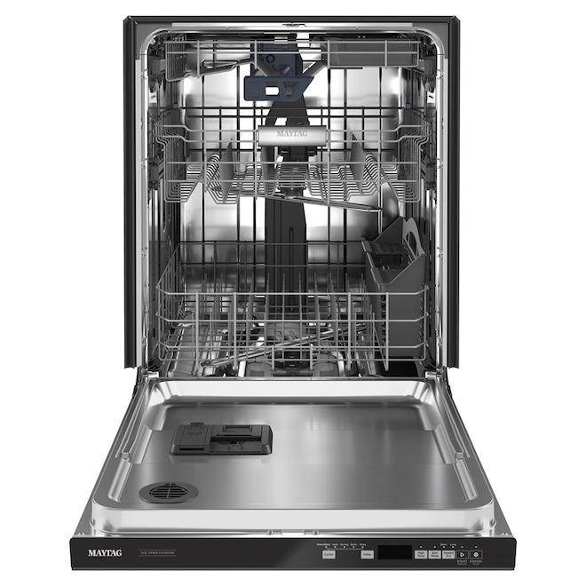 Maytag BuiltIn Dishwasher PowerBlast(TM) 24" Black MDB8959SKB RONA