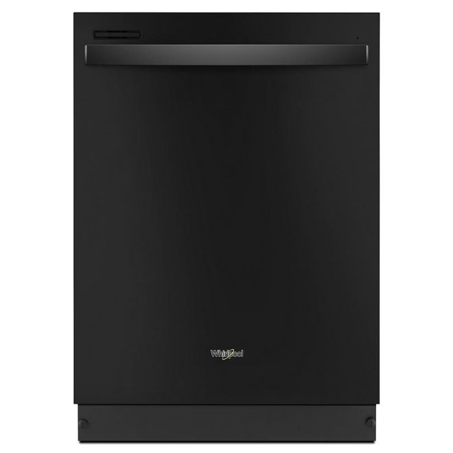 Whirlpool BuiltIn Dishwasher with Sensor Wash 24in Black 51dB