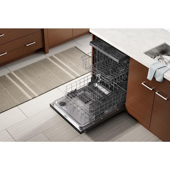 Whirlpool BuiltIn Dishwasher with Tall Tub and Third Rack 24in