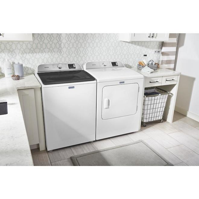 Laveuse à chargement vertical Maytag haute efficacité 5,5 pi³ blanche