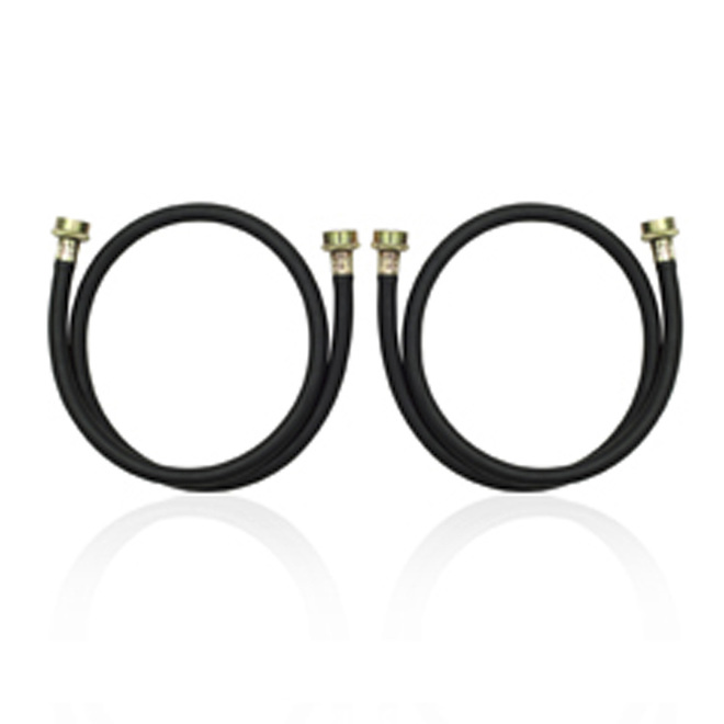 Whirlpool Washer Fill Hoses 4ft PEX Black Pack of 2 8212546RP