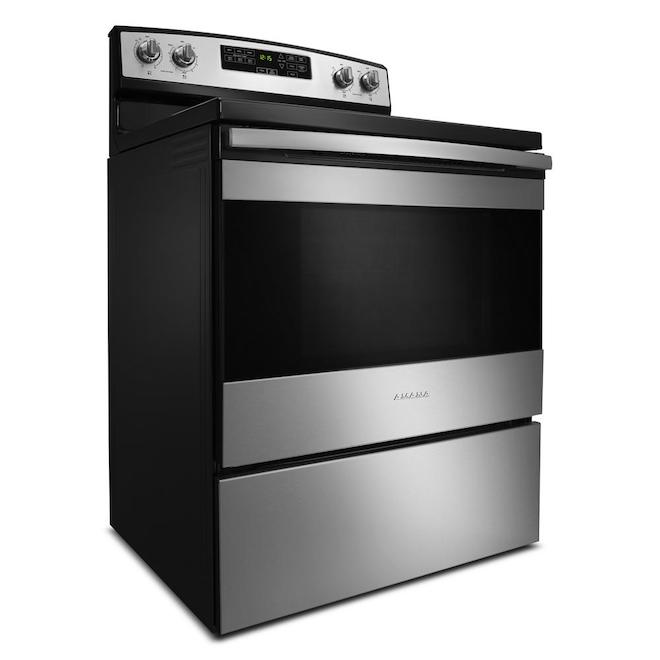 Amana Electric Range 30in with SelfClean Option Stainless Steel YAER6603SMS RONA