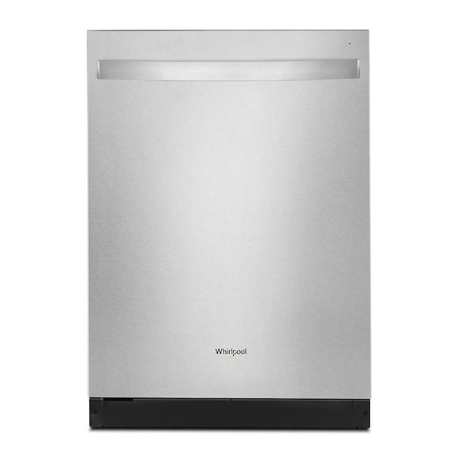 Whirlpool 51 dBA Filtration Builtin Dishwasher Stainless Steel 24