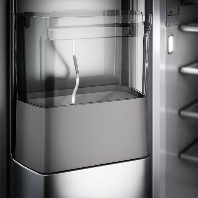 KitchenAid 29.4 CFT BuiltIn SidebySide Refrigerator IceMaker