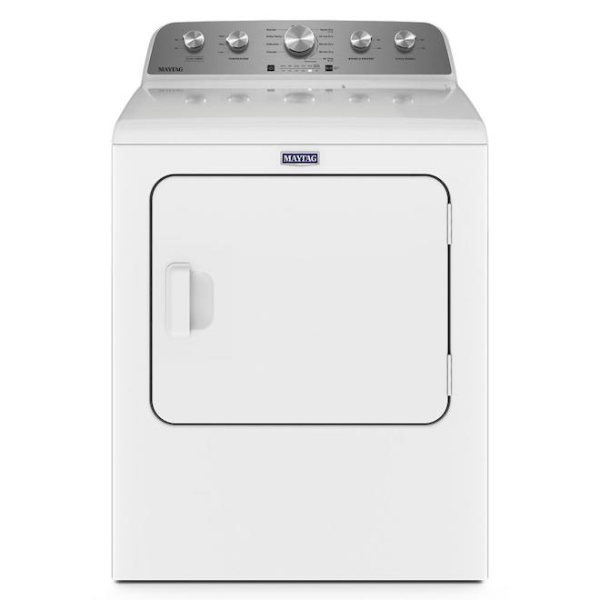 Sécheuse électrique à porte battante 7 pi³ Maytag blanche YMED5030MW RONA