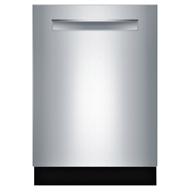 BOSCH Quiet Dishwasher with HalfLoad Option 24in Stainless Steel