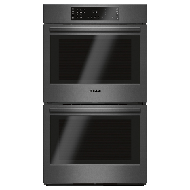 Bosch 800 Series Double Wall Oven 9.2 cu. ft 30" Black SS