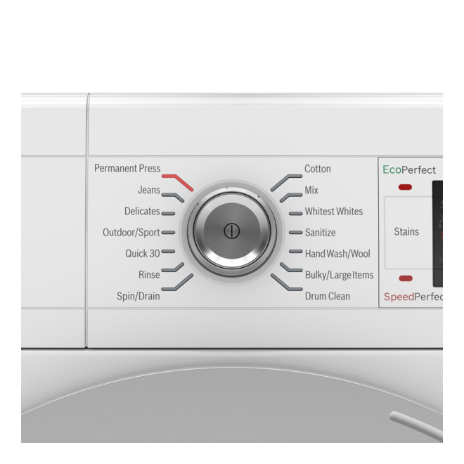 Bosch 500 Series Compact FrontLoad Washer 2.2cu ft White
