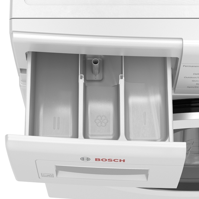 Bosch 500 Series Compact FrontLoad Washer 2.2cu ft White