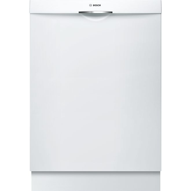 Bosch 300 Series 46 dBA 3Rack Smart White BuiltIn Dishwasher with