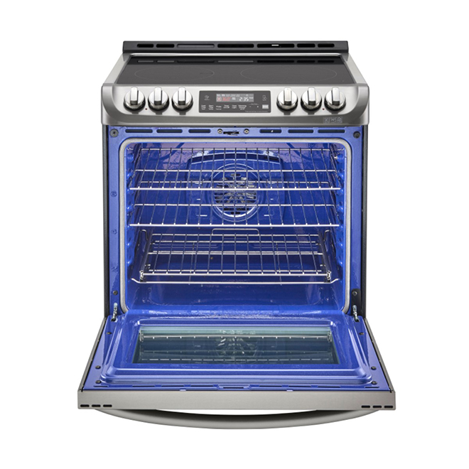 LG SlideIn Electric Convection Range 5 UltraHeat Elements 30in