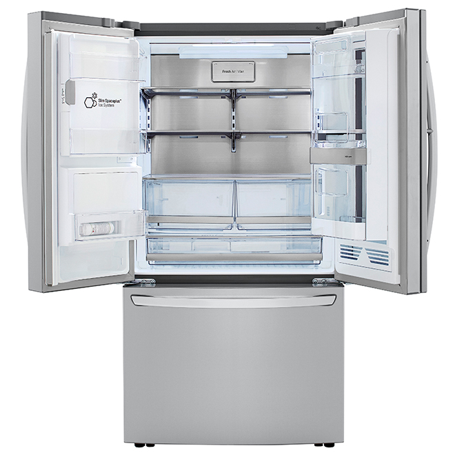 LG Smart French Door Refrigerator with InstaView Window 36in 23.5