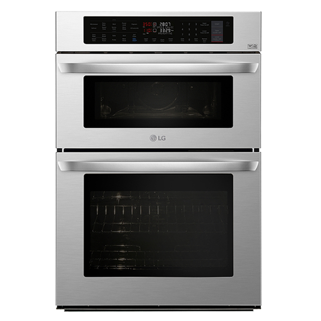 LG Wall Oven With Microwave Combi 4.7 Cft 30in Stainless