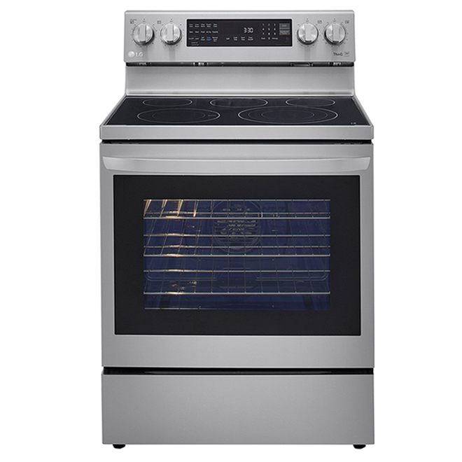LG Cu Smart WiFi Enabled True Convection InstaView® Electric Oven With
