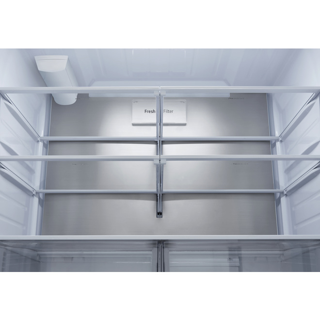 LG Stainless Steel Bottom Freezer Refrigerator 36in 27cu ft