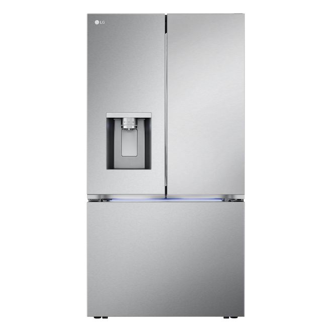 LG 36in Stainless Steel Bottom Freezer French Door Refrigerator
