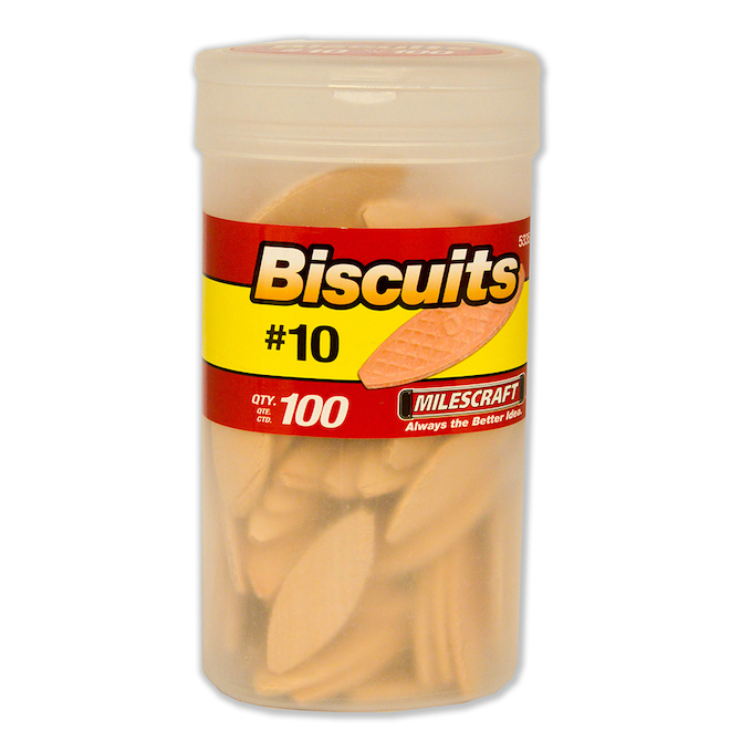 Milescraft 10 Plate Joiner StandardSize Biscuits (100Count) 53350713