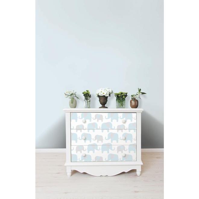 NuWallpaper Peel and Stick Blue Vinyl Geometric Wallpaper NU1404 RONA