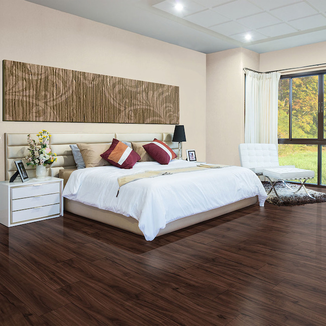 Duraclic XRP Luxury Vinyl Plank Flooring 7.1in x 48in Black