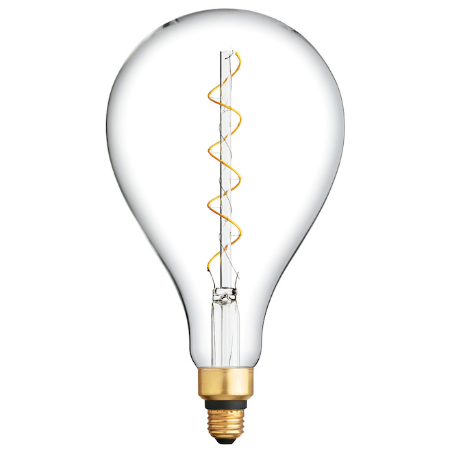 GE Vintage Warm Candle Light 40W Replacement LED Clear Glass PS52 Light